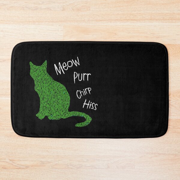 Item preview, Cat noises meow purr hiss chirp  designed and sold by alczar.