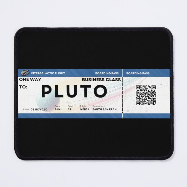 Item preview, Pluto space ticket designed and sold by Trishirt.