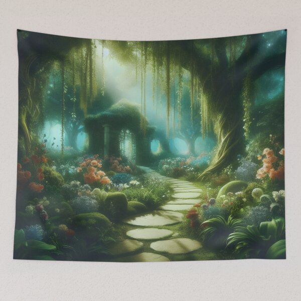 Item preview, Fantasy Garden - Secret Garden - Garden Landscape - Dreamy Landscape - Garden designed and sold by stylishdzign.