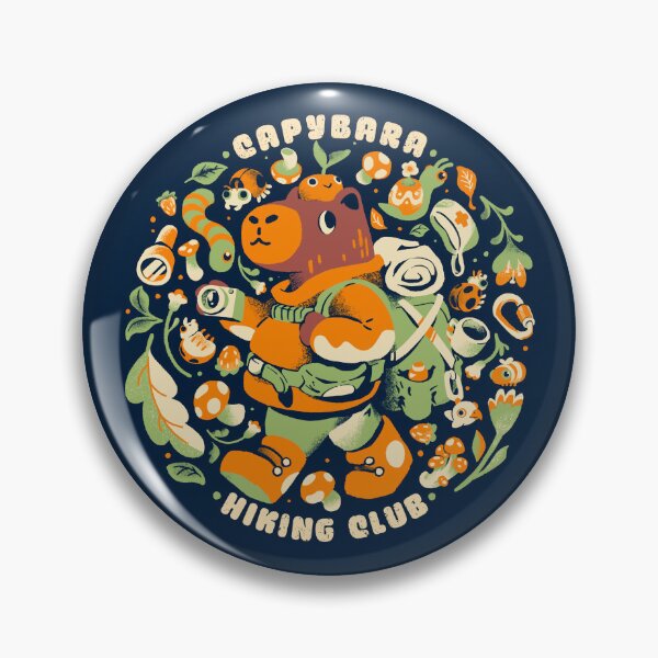 Item preview, Capybara Hiking Club designed and sold by Horta Studio.
