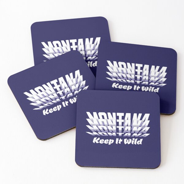 Item preview, 406 Montana : Keep It Wild (flip text, fade to blue) designed and sold by Gilby-Designs.