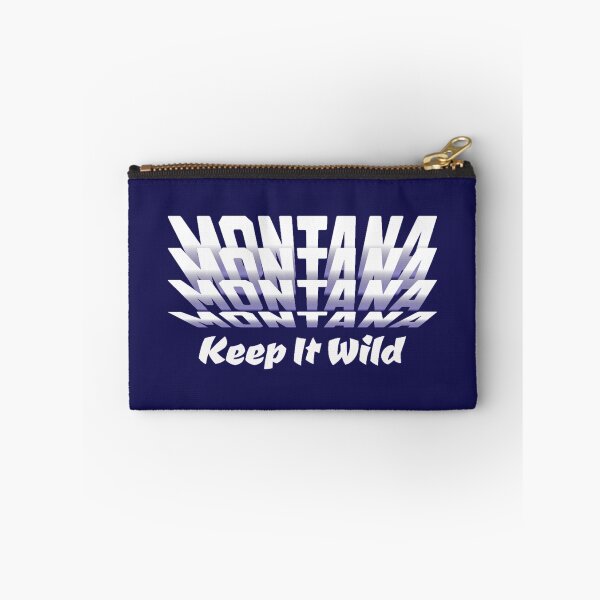 Item preview, 406 Montana : Keep It Wild (flip text, fade to blue) designed and sold by Gilby-Designs.