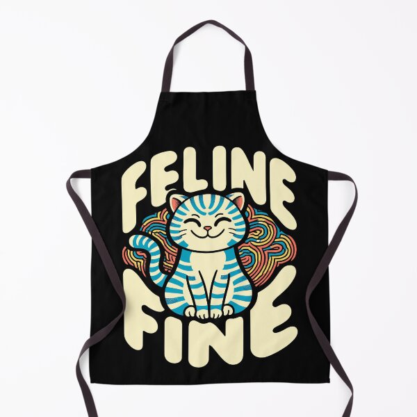 Item preview, Feline Fine - Cheerful Cat Illustration designed and sold by Kim Leex.