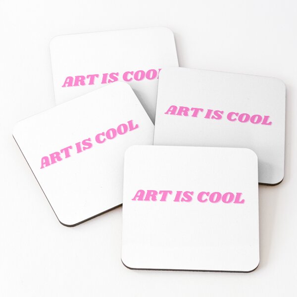 Item preview, ART IS COOL, pink  designed and sold by ChiWellness Shop.