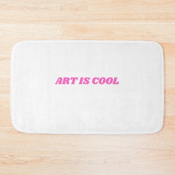 Item preview, ART IS COOL, pink  designed and sold by ChiWellness Shop.