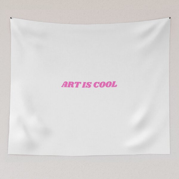 Item preview, ART IS COOL, pink  designed and sold by ChiWellness Shop.
