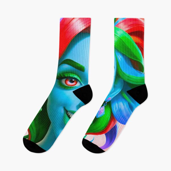 Item preview, Vibrant Multicoloured Cartoon Woman designed and sold by GrizzlyCollective.