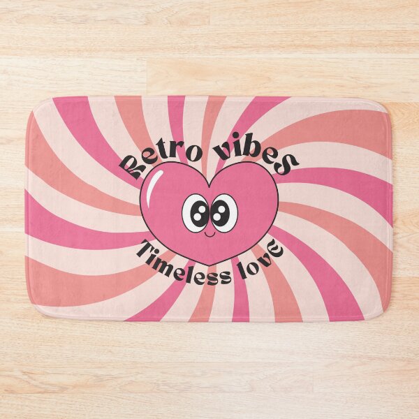 Item preview, Retro Vibes Timeless Love | Cute Retro Groovy Happy Heart designed and sold by Kimochi-Shop.