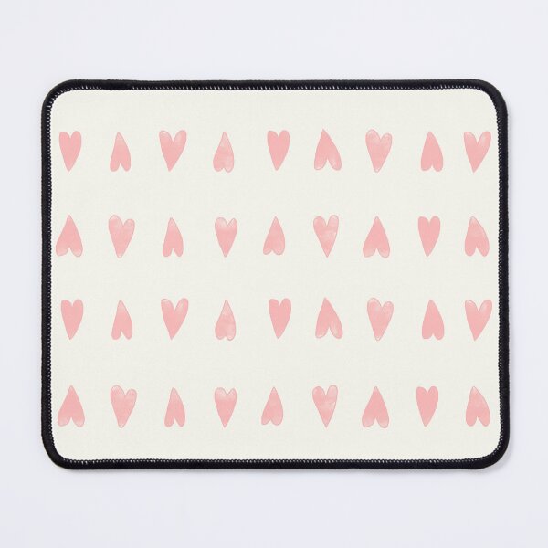 Item preview, Minimalist design of watercolor hand-painted hearts. Pastel pink version designed and sold by Origillus.