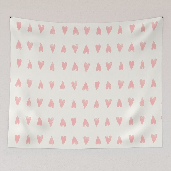 Item preview, Minimalist design of watercolor hand-painted hearts. Pastel pink version designed and sold by Origillus.