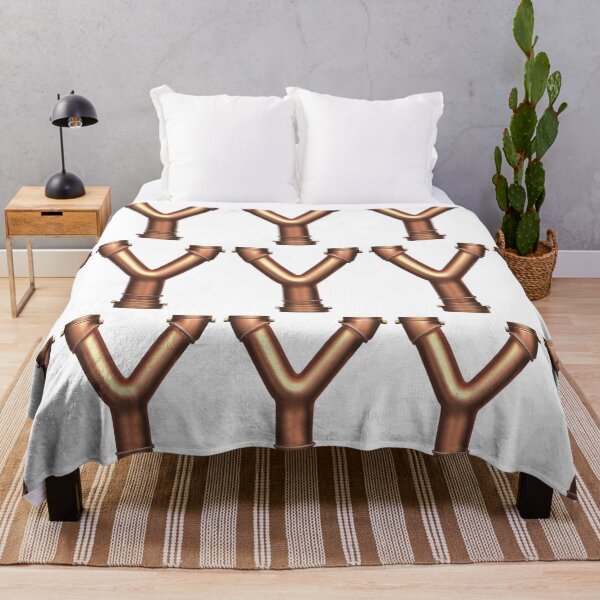 PIPES LETTER Y Throw Blanket