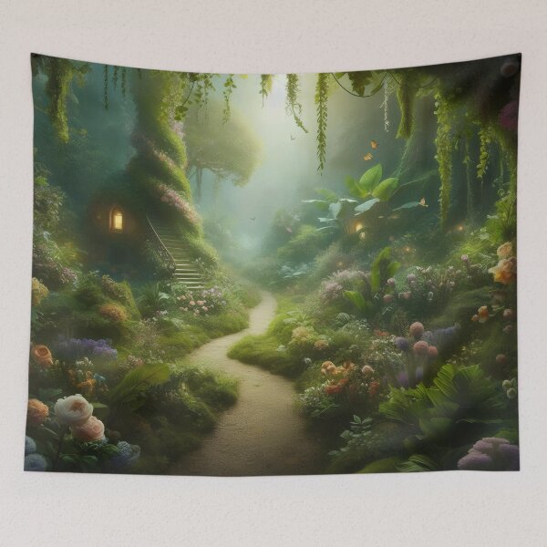 Item preview, Fantasy Garden - Secret Garden - Garden Landscape - Dreamy Landscape - Garden designed and sold by stylishdzign.