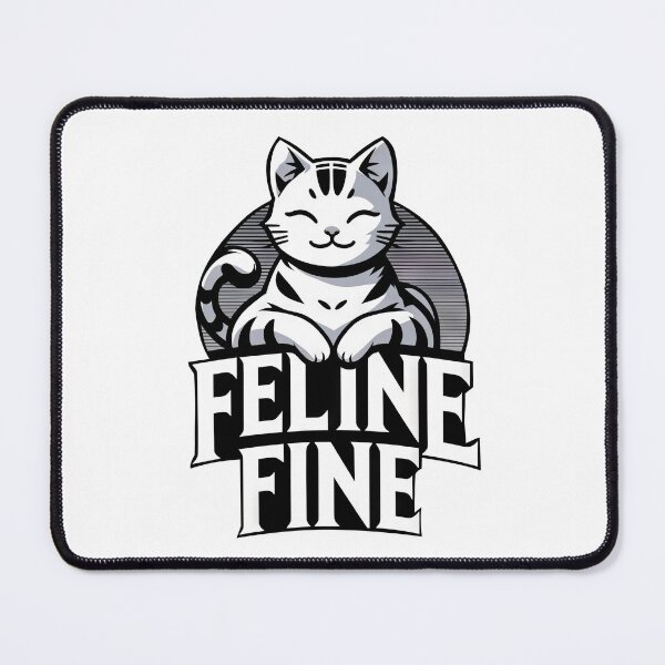 Item preview, Copy of Feline Fine - Cheerful Cat Illustration designed and sold by Kim Leex.