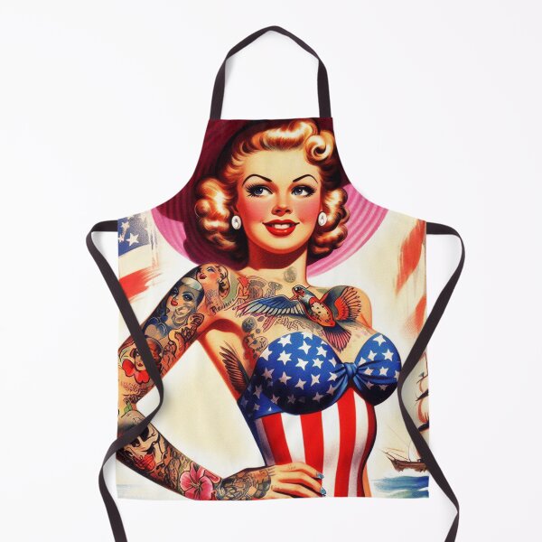 Item preview, American Tattooed Pin-up designed and sold by PulpVintage.