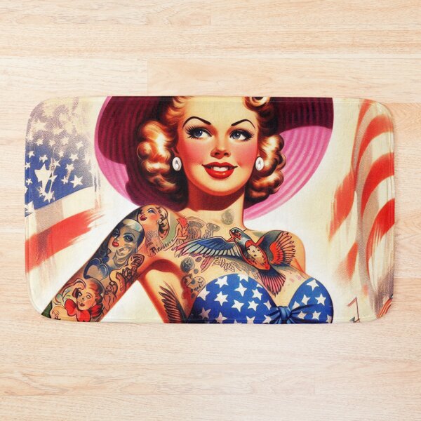 Item preview, American Tattooed Pin-up designed and sold by PulpVintage.