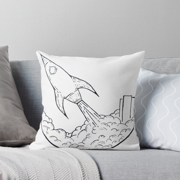 Item preview, Launch retro rocket designed and sold by termitart.