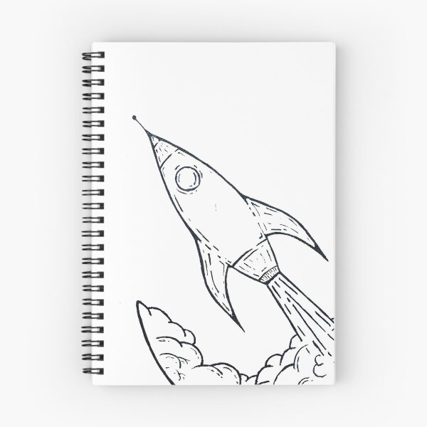 Item preview, Launch retro rocket designed and sold by termitart.