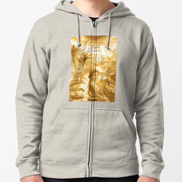 Thomas De Quincey's Confessions of an English Opium-Eater Zipped Hoodie