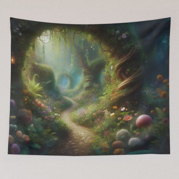 Item preview, Fantasy Garden - Secret Garden - Garden Landscape - Dreamy Landscape - Garden designed and sold by stylishdzign.