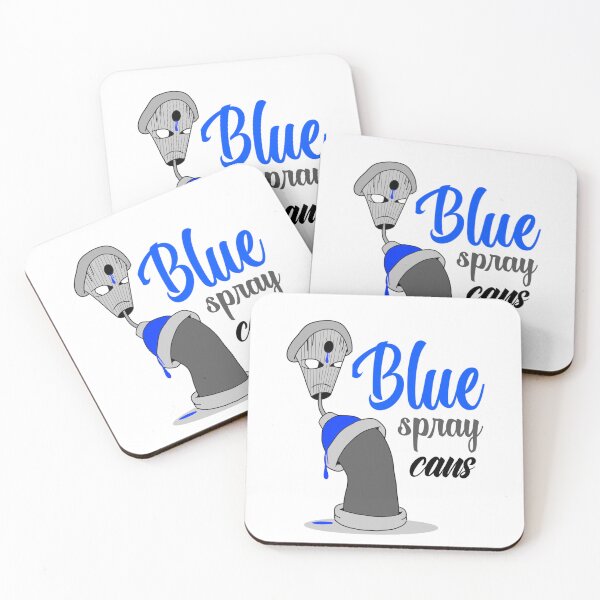 Item preview, Blue spray cans designed and sold by TheEndDesign.