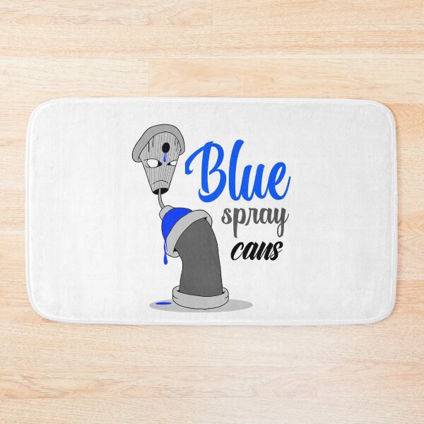 Item preview, Blue spray cans designed and sold by TheEndDesign.