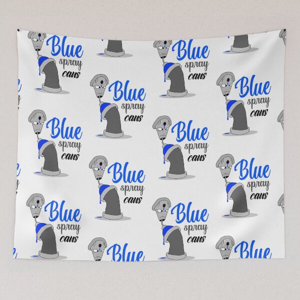 Item preview, Blue spray cans designed and sold by TheEndDesign.