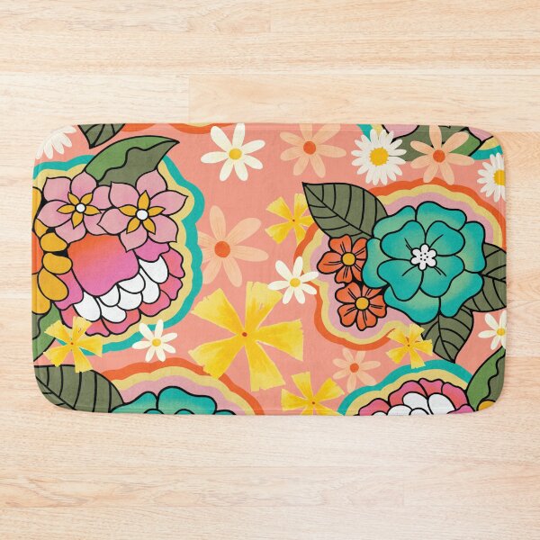 Item preview, Colorful Hippie Flowers designed and sold by DesignsArtColor.
