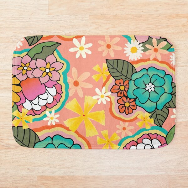 Item preview, Colorful Hippie Flowers designed and sold by DesignsArtColor.