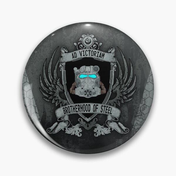 Item preview, BROTHERHOOD OF STEEL (AD VICTORIAM) - CREST POSTER designed and sold by EXION CREW.