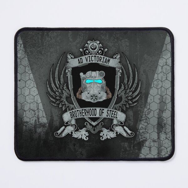 Item preview, BROTHERHOOD OF STEEL (AD VICTORIAM) - CREST POSTER designed and sold by EXION CREW.