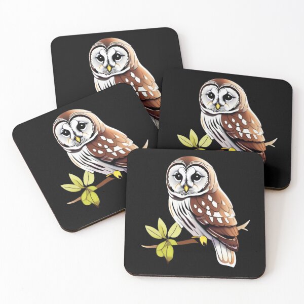 Item preview, watercolor barred owl designed and sold by EuropeanPrints.