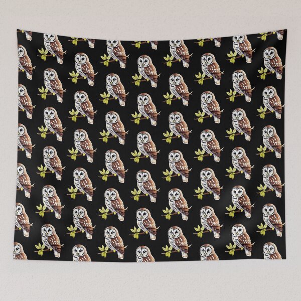 Item preview, watercolor barred owl designed and sold by EuropeanPrints.