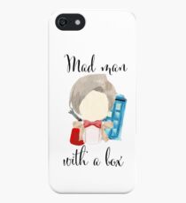 A mad man with a box · doctor who iPhone SE/5s/5 Case