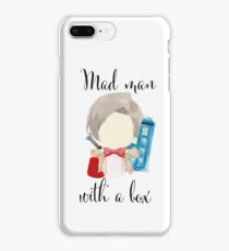 A mad man with a box · doctor who iPhone 8 Plus Case