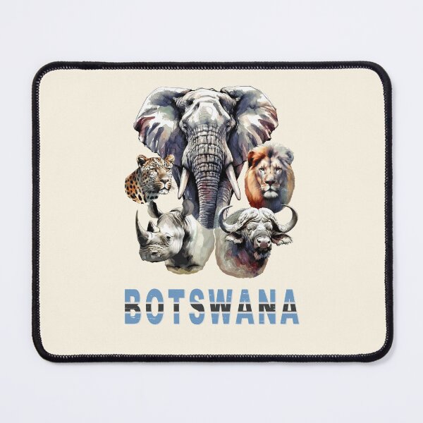 Item preview, Botswana Big 5 Watercolor in Line and Wash for Botswana Fans designed and sold by Scotch Macaskill.