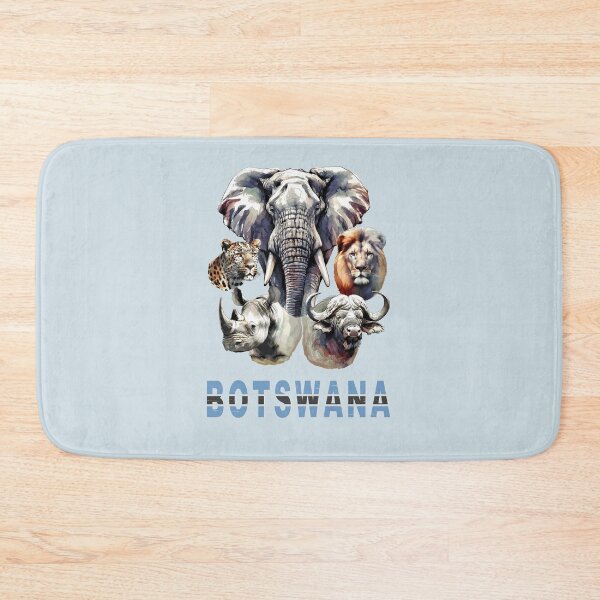 Item preview, Botswana Big 5 Watercolor in Line and Wash for Botswana Fans designed and sold by Scotch Macaskill.