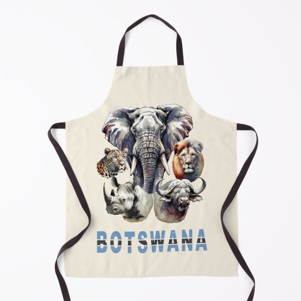 Item preview, Botswana Big 5 Watercolor in Line and Wash for Botswana Fans designed and sold by Scotch Macaskill.