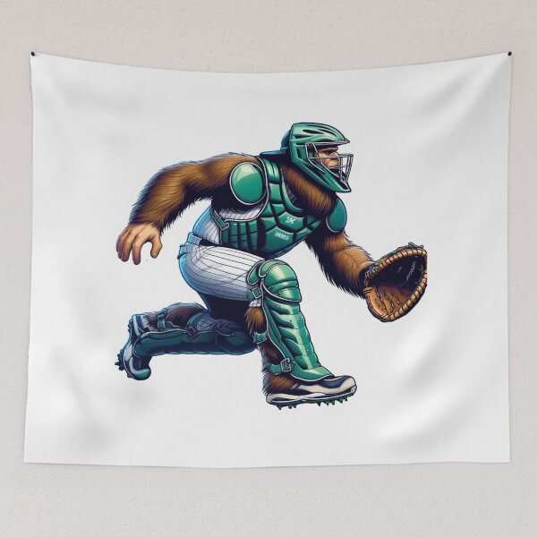 Item preview, Bigfoot Baseball Catcher , Little League designed and sold by BrinaandPops.