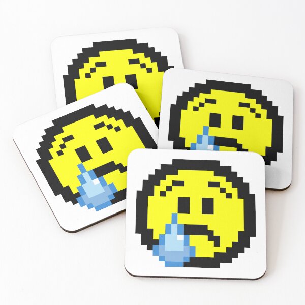 Item preview, Pixel art of Crying Face designed and sold by Polux Design.
