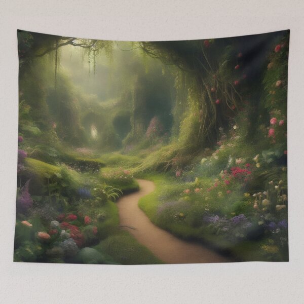 Item preview, Fantasy Garden - Secret Garden - Garden Landscape - Dreamy Landscape - Garden designed and sold by stylishdzign.