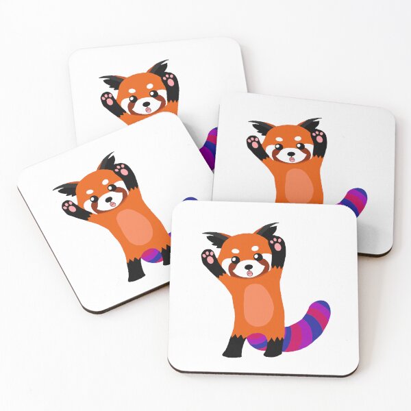 Item preview, Bisexual red panda PRIDE COLLECTION designed and sold by gobroadway.