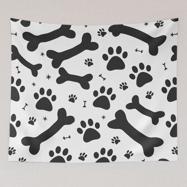 Item preview, Paws and Bones Pattern designed and sold by Haji  Kamora.