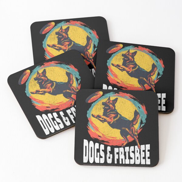 Item preview, Dogs & Frisbee - German shepherd playing fetch designed and sold by JoksterHaven.