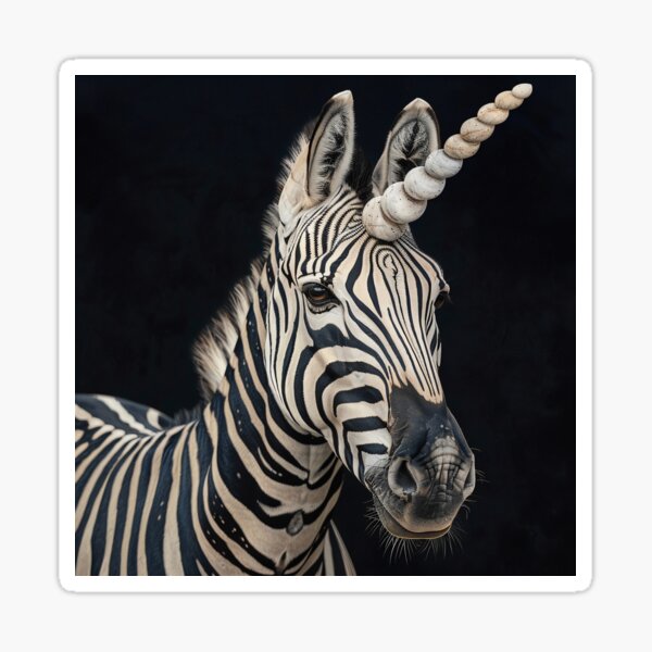 Item preview, Zebracorn: Zebra with a unicorn horn  designed and sold by Brendon987.