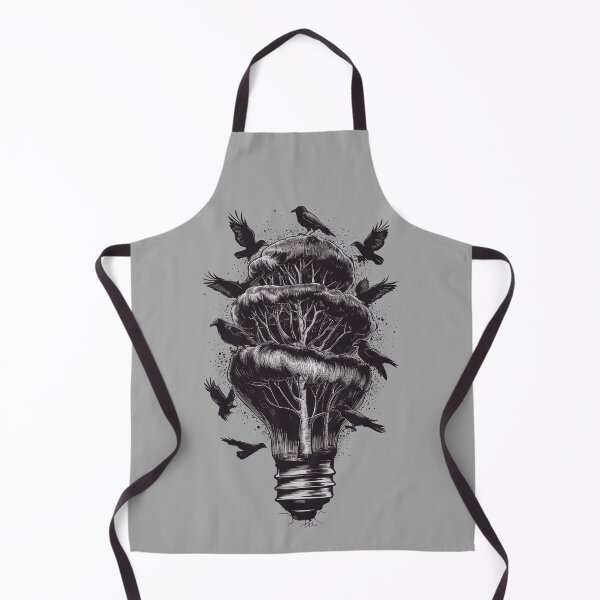 Item preview, Gothic crows on a lightbulb tree designed and sold by Tajdi.