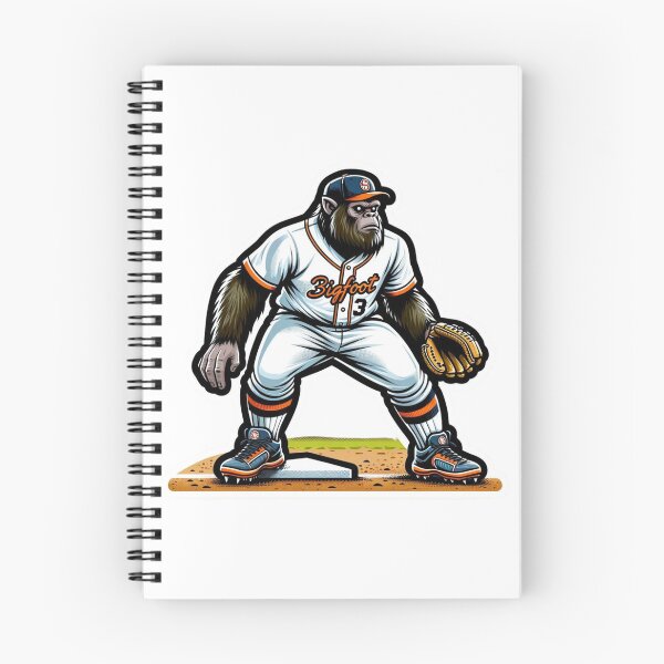 Item preview, Bigfoot Baseball Player, third baseman designed and sold by BrinaandPops.