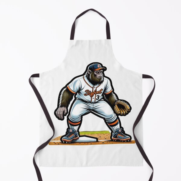 Item preview, Bigfoot Baseball Player, third baseman designed and sold by BrinaandPops.
