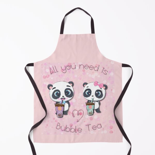 Item preview, Bubble Tea, sweet panda, funny pandas, All you need is Bubble Tea, Panda, pink bubble tea, designed and sold by GOLDENGARDENART.