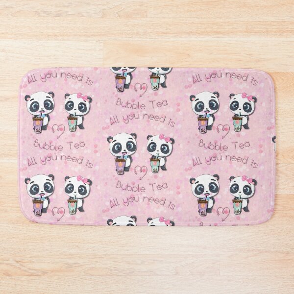 Item preview, Bubble Tea, sweet panda, funny pandas, All you need is Bubble Tea, Panda, pink bubble tea, designed and sold by GOLDENGARDENART.