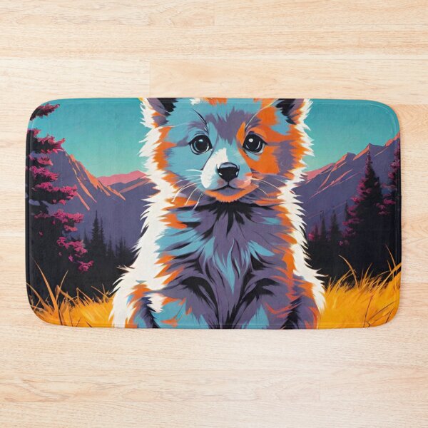 Item preview, Snowy Mountain Pup: Baby Wolf in the Wilderness designed and sold by GrizzlyCollective.
